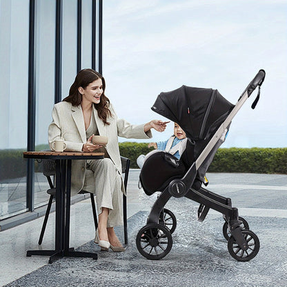 Baby Stroller - Foldable Adjustable Travel Metal