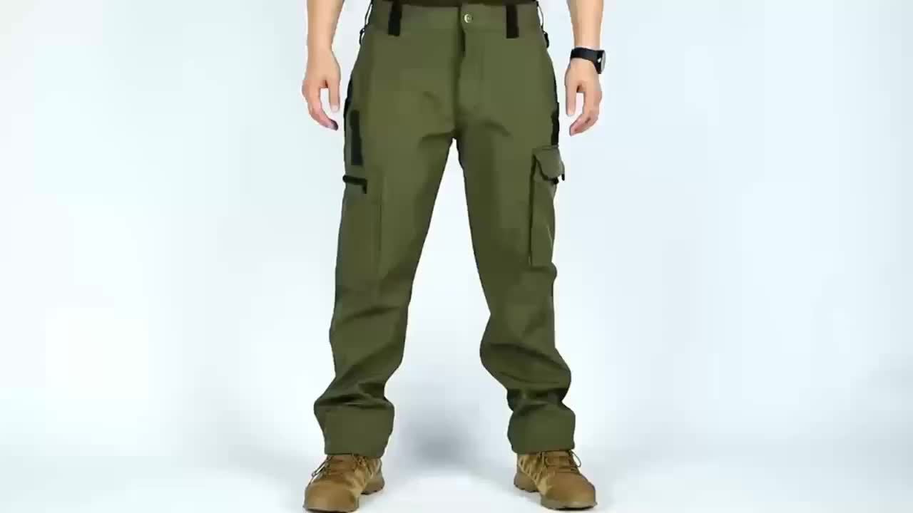 Men'S Fleece Lined Snow Ski Pants Windproof Softshell Tactical Pants Winter Outdoor Hiking Fishing