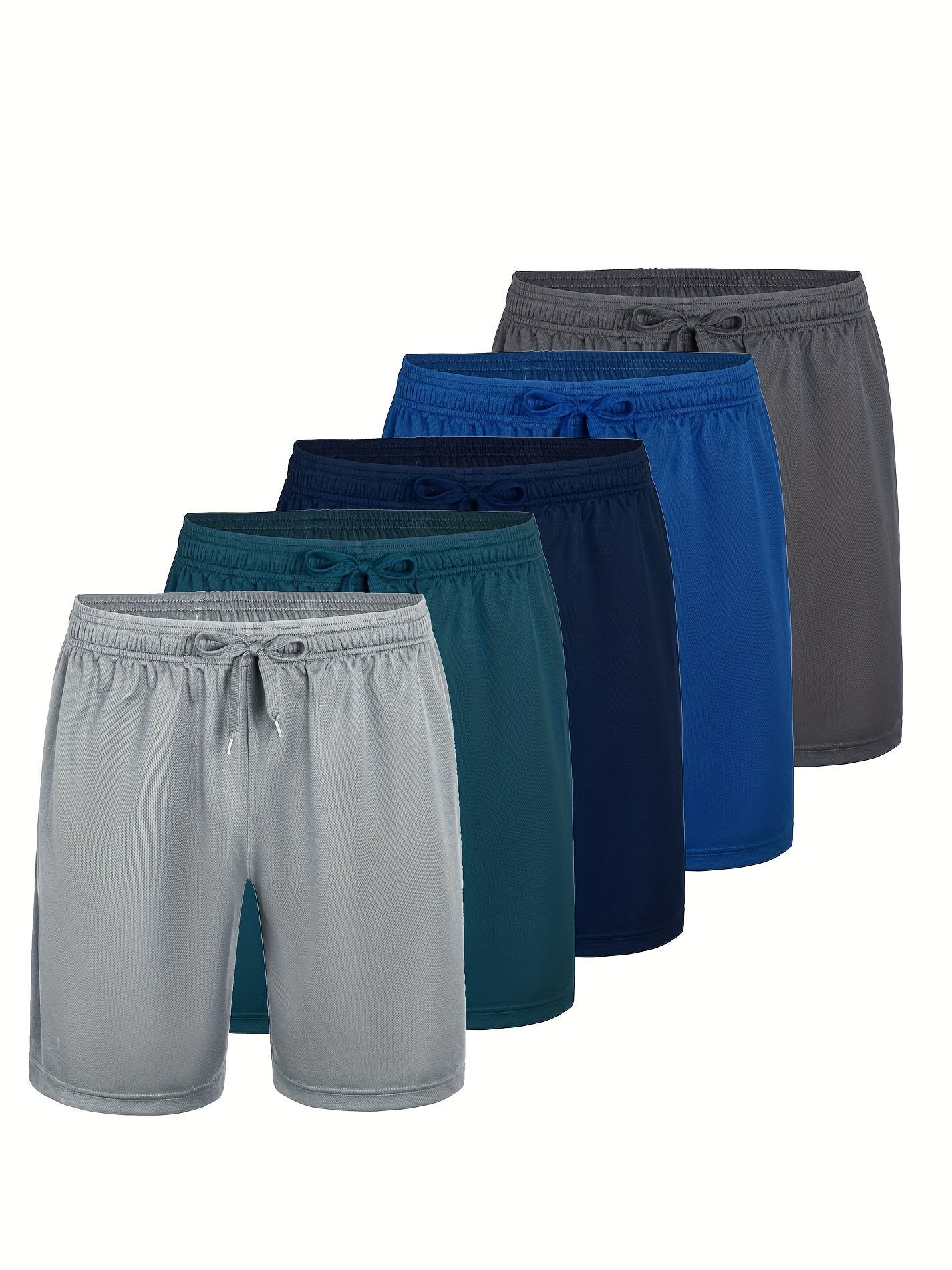 Men's Light Grey/dark Grey/navy Blue/2 Black Shorts - product view 2