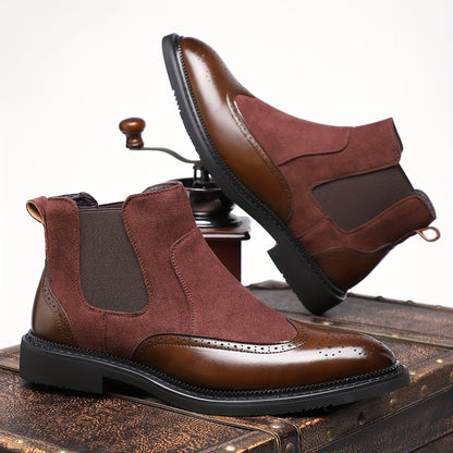 Men'S Classic Plain Toe Derby Shoes, Elegant Choice for Business Event And Wedding