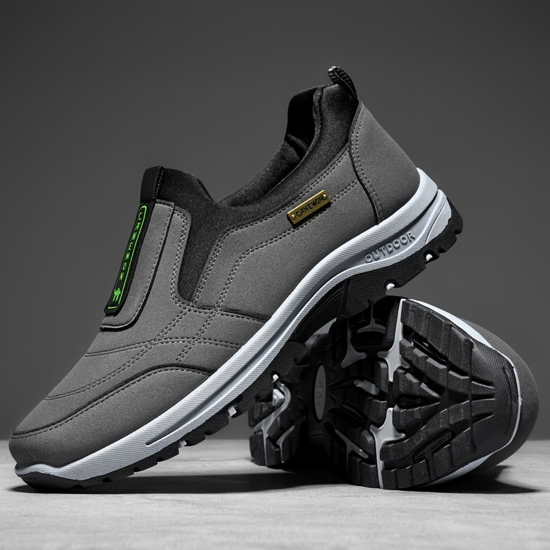 Sneakers, CANEMON Men's Comfort Slip-On Walking Shoes - Breathable, Non-Slip Rubber Sole for All Seasons