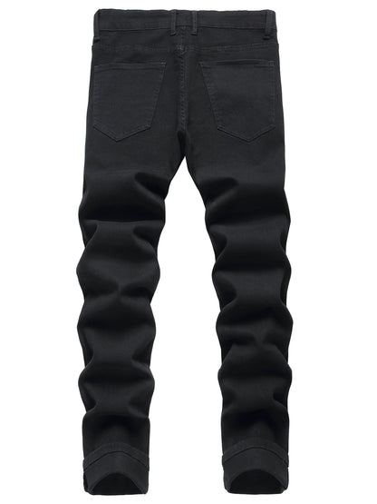 Men's Casual Slim Fit Stretch Jeans