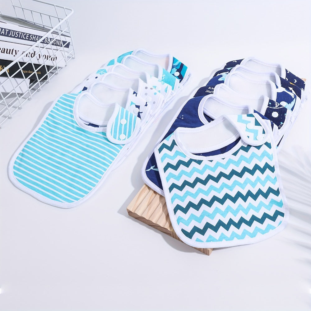 Baby Bib Set - Soft Absorbent Multipack