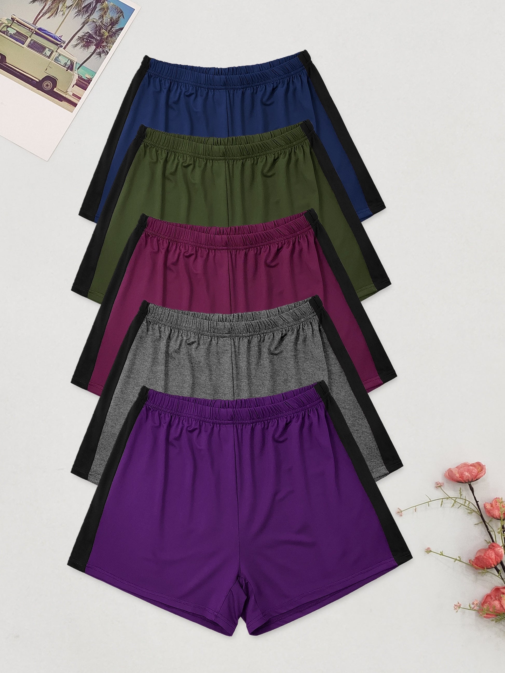 Women's Mixed colors Shorts - product view 11