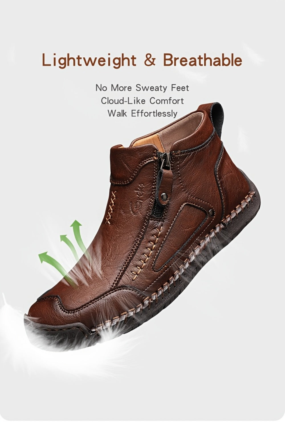 Men's Chukka Boots - Lightweight Design & Handcrafted Style