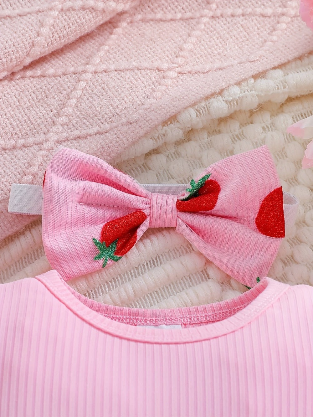 Girls' Striped Bodysuit with Tulle Skirt
