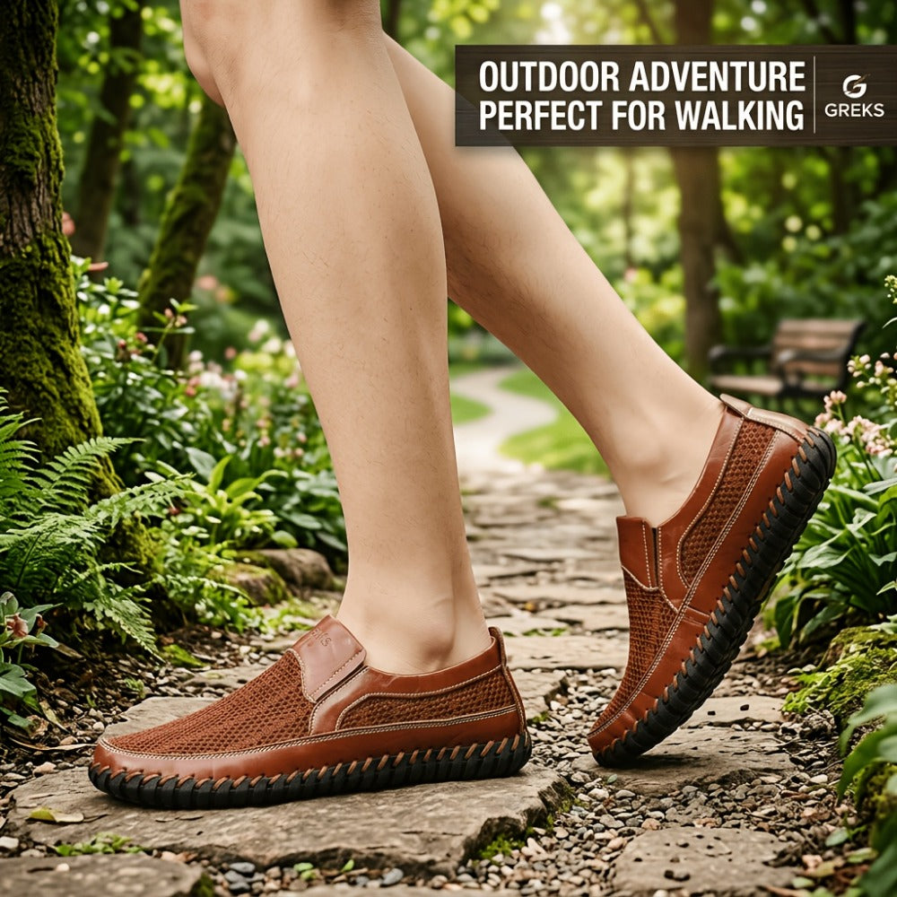 Men's Loafers & Slip-Ons - Breathable Comfort & Lightweight Design