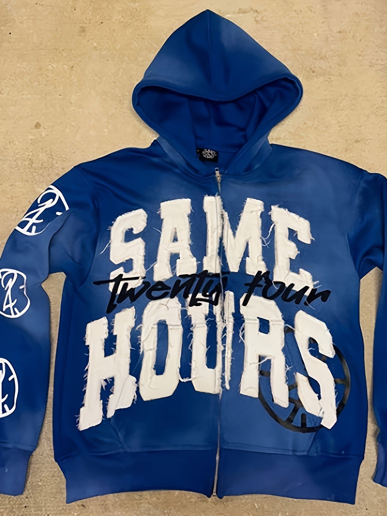[Independence Day] Harajuku Gothic Lettering Hoodie, Perfect for Street Style Designer Hoodie Independence Day