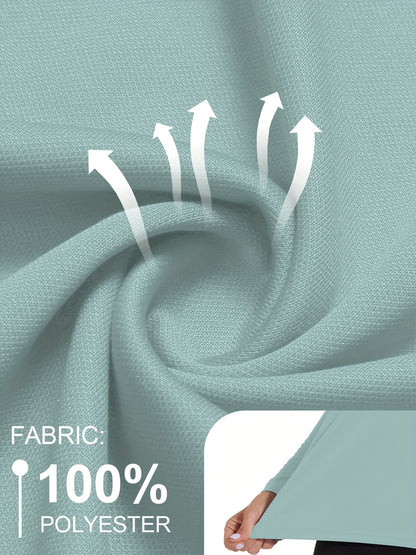 Five Pieces of Women'S Long-Sleeve T-Shirts with a Round Neck in Various Colors, Suitable for, Fitness, And Outdoor, Featuring Breathable Fabric