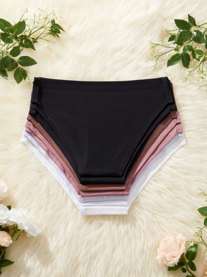 20pcs Seamless Panties Low Waist Women Brief Solid Color Underwear Soft and Comfortable Lingerie