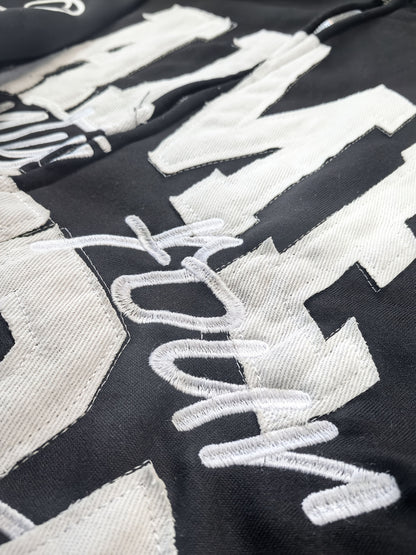 [Independence Day] Harajuku Gothic Lettering Hoodie, Perfect for Street Style Designer Hoodie Independence Day