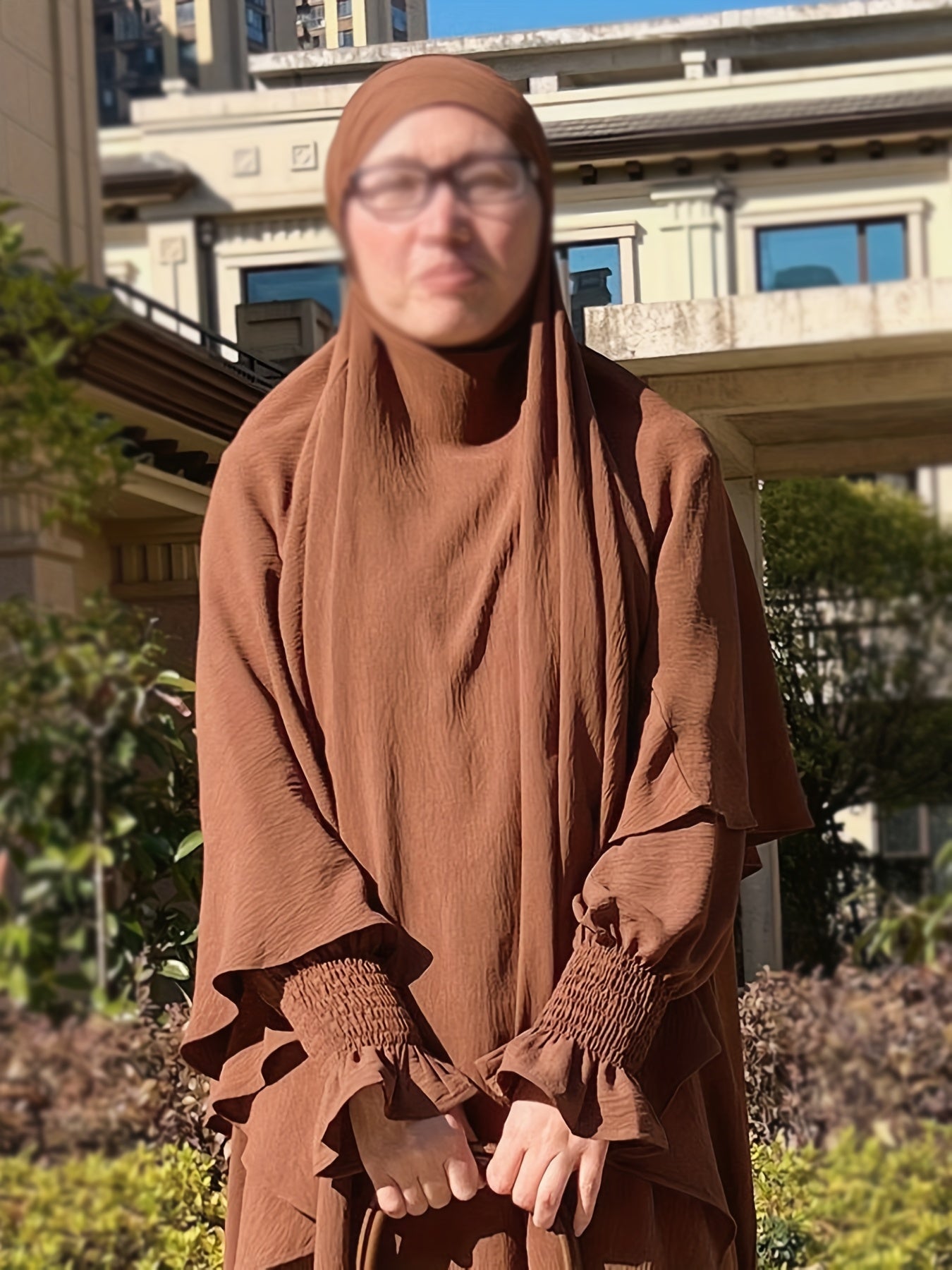 Muslim Player Wearing a Hijab for Umrah