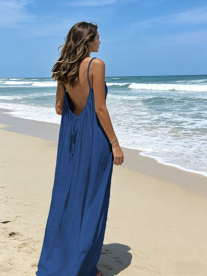 Women's Navy Color Lace Dress - product view 23
