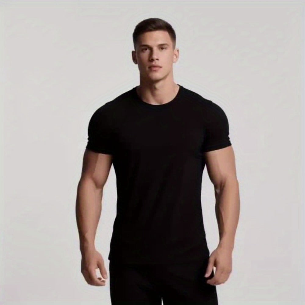 Men's Performance Shirt - Classic Neck Short Sleeve 442533