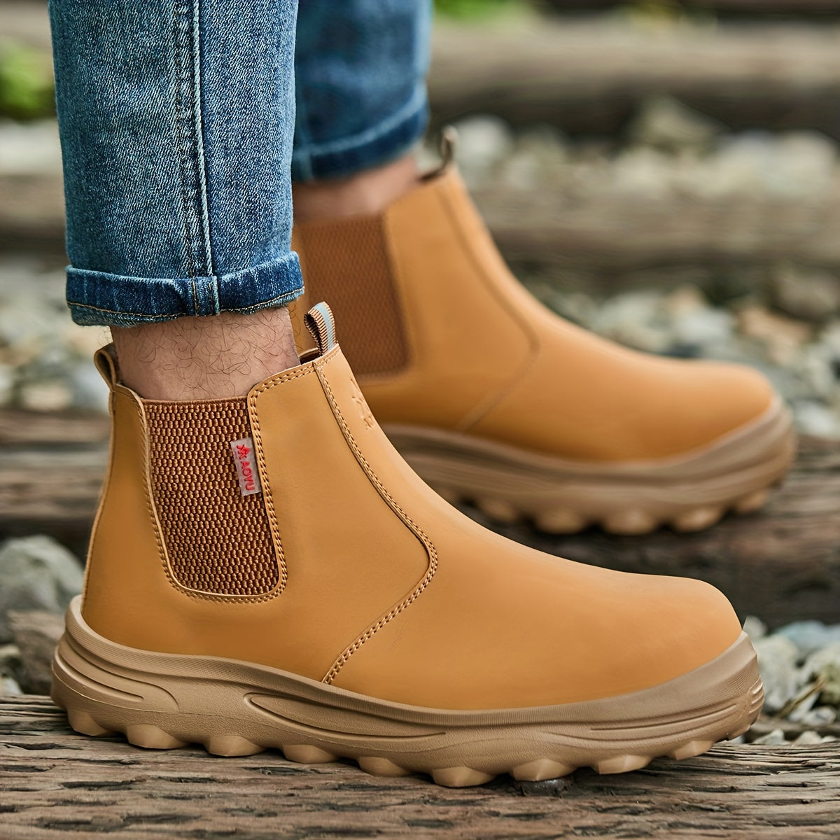 Men's Industrial Construction Protective Shoes, Men's Steel Toe Anti Stab, Durable, Anti Slip Work Boots, Lightweight And Durable Safety Shoes, Work Shoes, Work Boots for Men, Zapatos De Trabajo Para Hombre