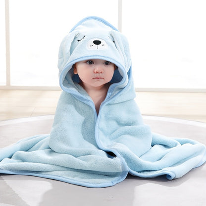 Baby Hooded Towel Set - Soft Absorbent Animal Designs
