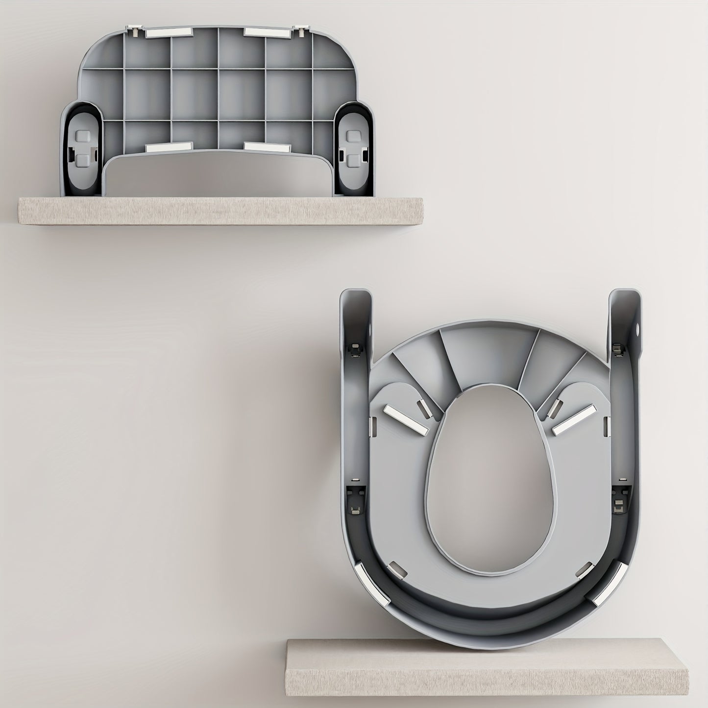 Potty Seat, 3-In-1 Toilet Potty Training Seat, Toddlers Potty Training Toilet Seat Boys Girls, Kids Potty Training Seat Step Stool Ladder, Potty Chair with Anti-Slip Pads