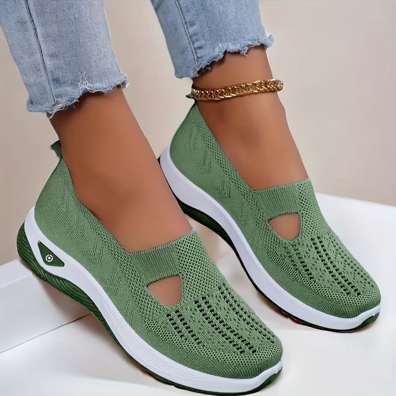 Women's Shoes On At Special Prices, with Ultra-low Discounts. Casual And Comfortable Slip-ons, Featuring Knitted Breathable Uppers, Stylish And Versatile. Suitable for People with Wide Or Feet, And Also Suitable for Patients, Women Shoes, Sneakers