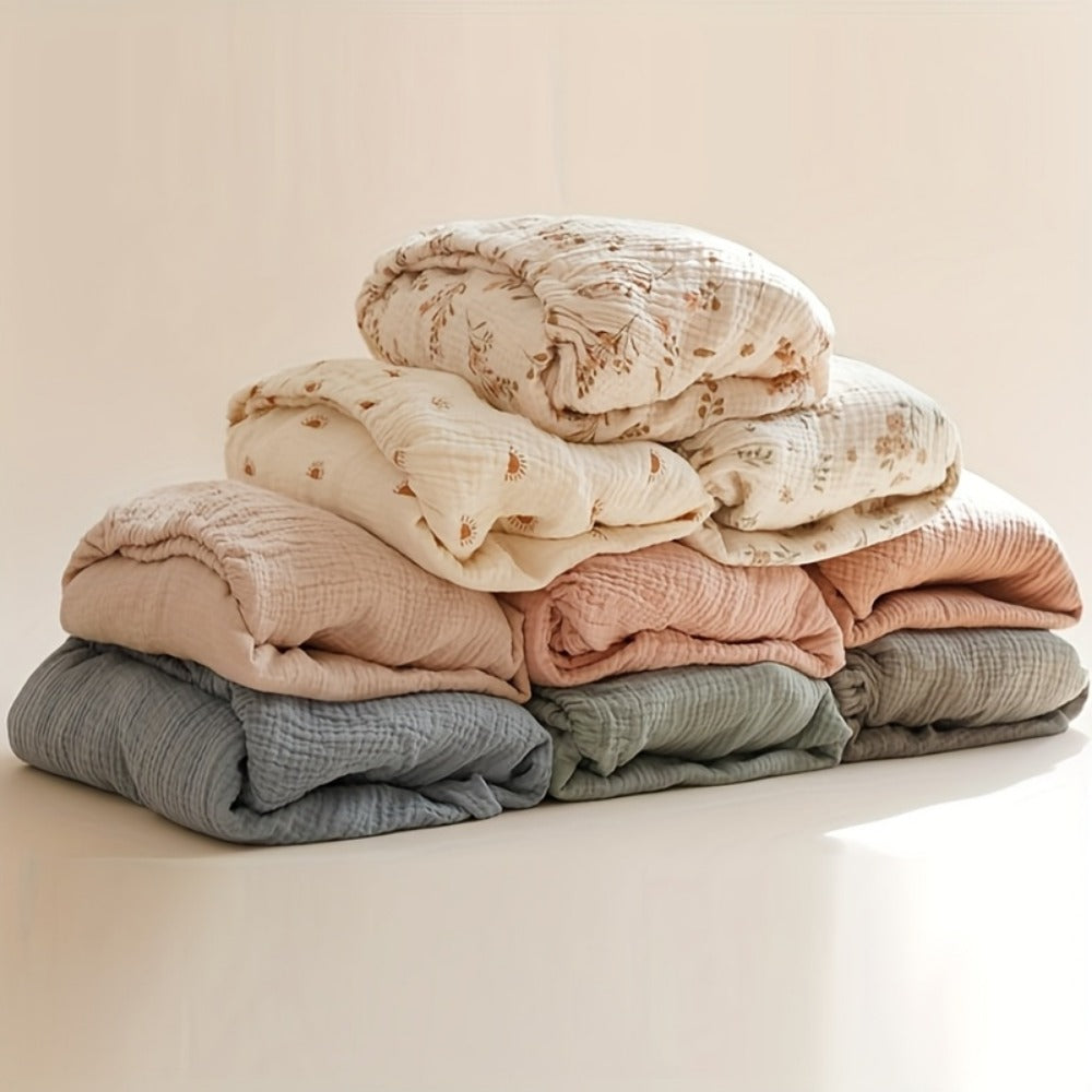 Crib Bedding - 2-pcs Breathable Muslin Cotton