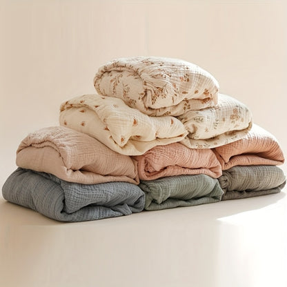 Crib Bedding - 2-pcs Breathable Muslin Cotton