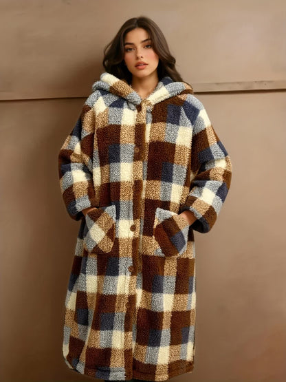 Women's Brown Purple Yellow Jacket - product view 7