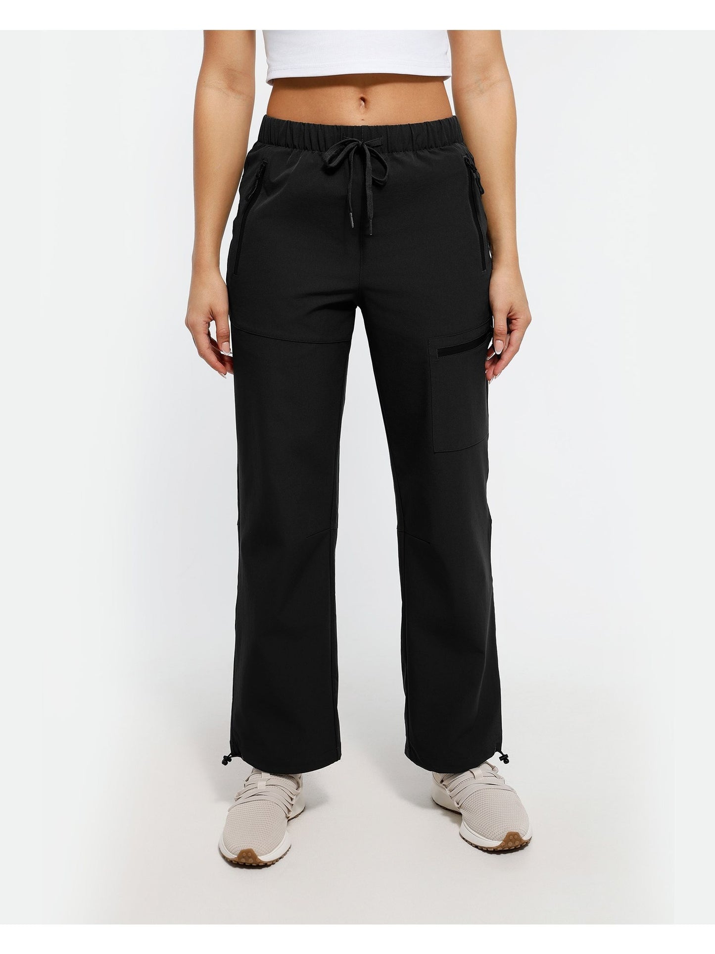 [Three Color To Choose] 1Pc Women's Lightweight Joggers Pants Without Drawstring Running Sweatpants with Pockets for Women Lounge Travel