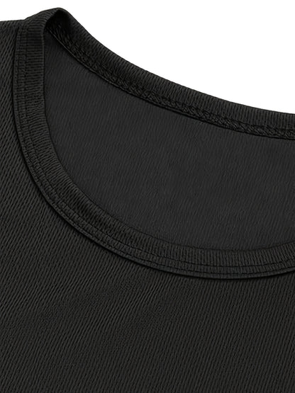 10pcs Men'S Quick Dry Breathable 100 Polyester Workout T Shirts Solid Color Crew - product view 8