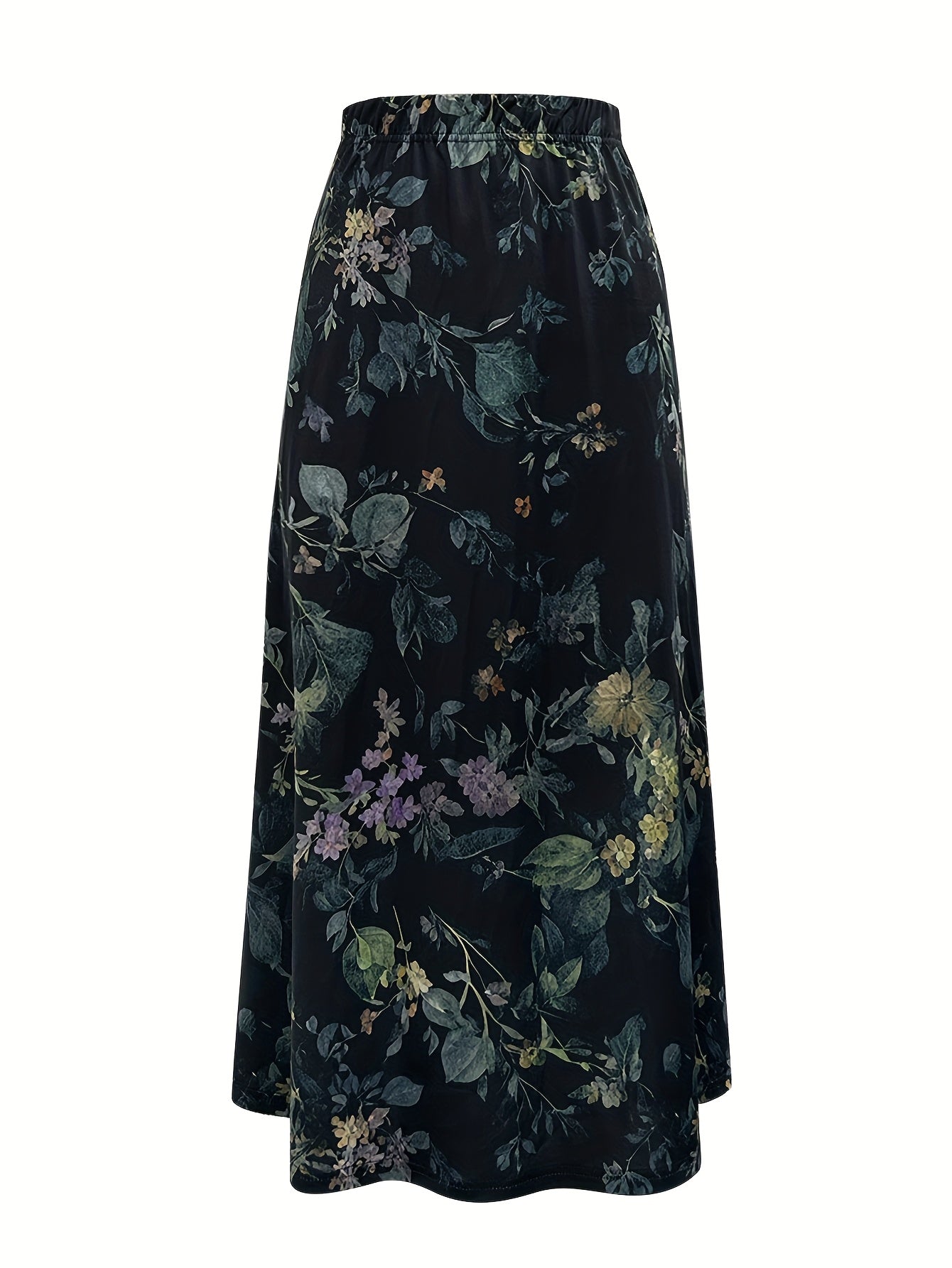 Spring/summer New Casual Versatile Floral Print Women'S Skirt
