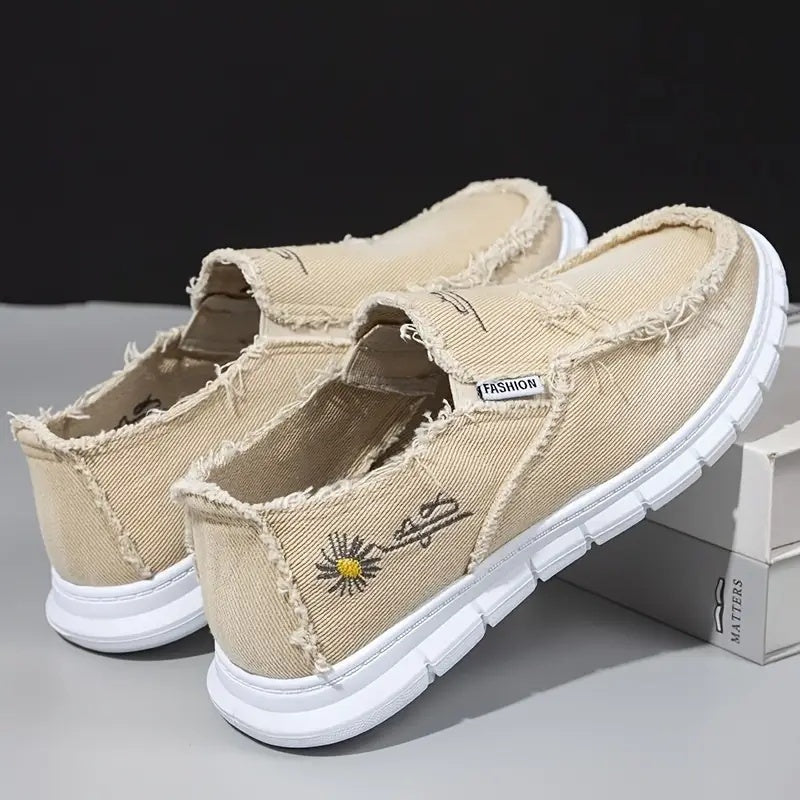 Women'S Casual Shoes, Lightweight And Comfortable Sneakers | Embroidered Details & Thick-soled Design | Ideal For Daily Commutes, Casual Walks, Campus Looks And Travels.Shoes For Women-Womens Shoes-Shoes For Women -Sneakers For Women