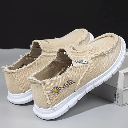 Women'S Casual Shoes, Lightweight And Comfortable Sneakers | Embroidered Details & Thick-soled Design | Ideal For Daily Commutes, Casual Walks, Campus Looks And Travels.Shoes For Women-Womens Shoes-Shoes For Women -Sneakers For Women