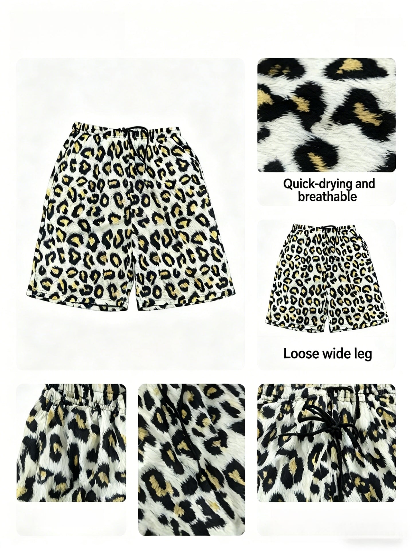 5-Pack Printed Shorts Polyester Shorts - product view 28