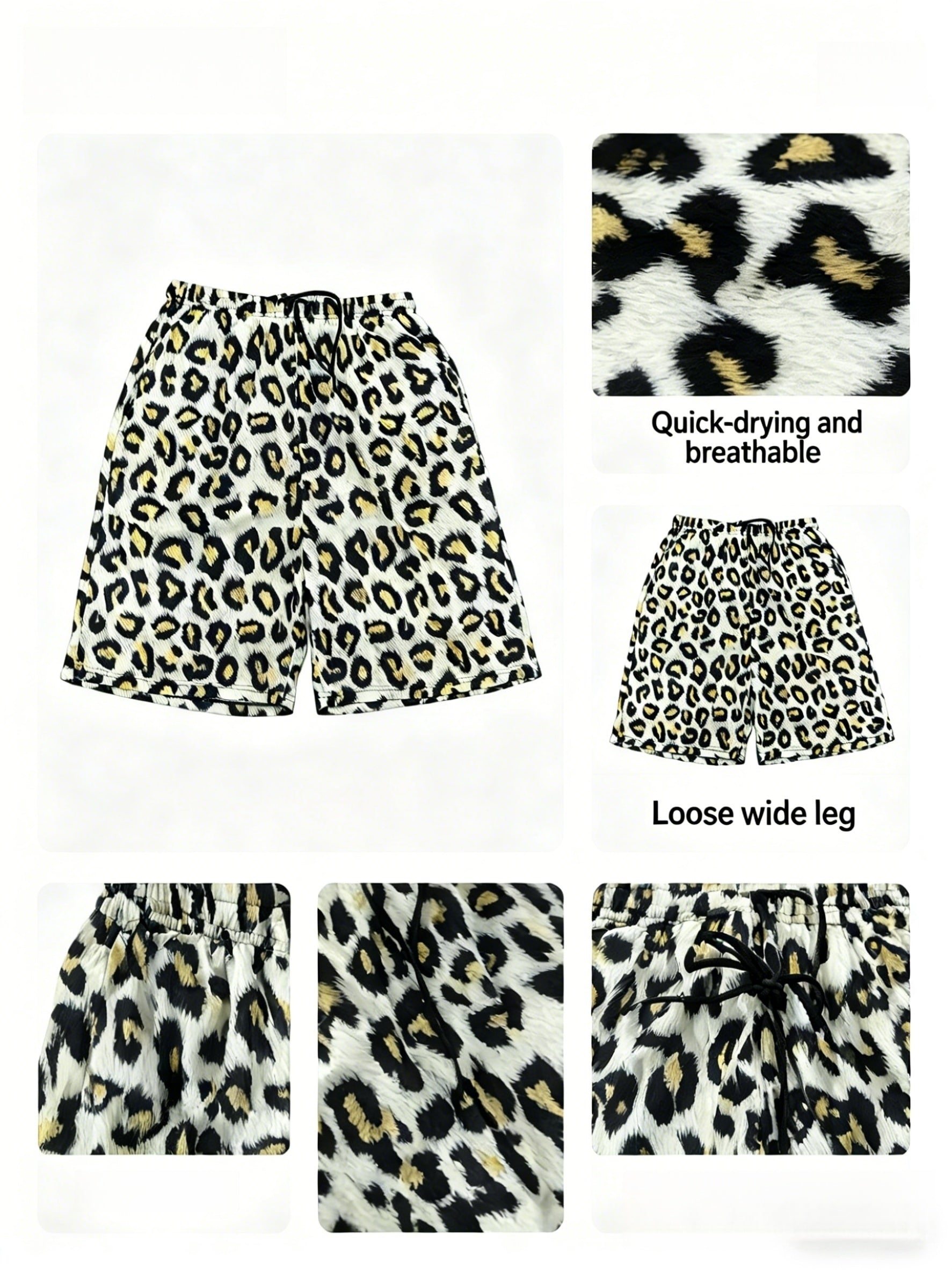5-Pack Printed Shorts Polyester Shorts - product view 28