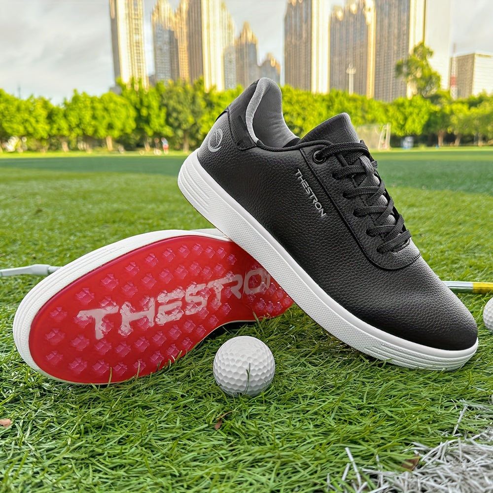 Sneakers, THESTRON Men's Golf Footwear - Non-Slip, Professional Training and Casual Wear, Durable TPU Sole, Lace-Up Closure, All-Season, Comfortable Fit, THESTRON