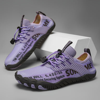 Barefoot Hiking Shoes | Women'S Minimalist Zero Drop Trail Running Shoes with Non-Slip Sole & Wide Toe Box | Quick-Drying Fabric Upper for Surfing, Swimming, Water Sports | VOLARPISADA