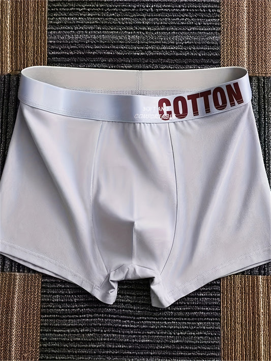 6pcs Random Cotton Comfort Men's Underwear, Breathable Boxer Shorts for Men, Large Size Men's Boxer Briefs, Color Blocking New Style Youth Underwear
