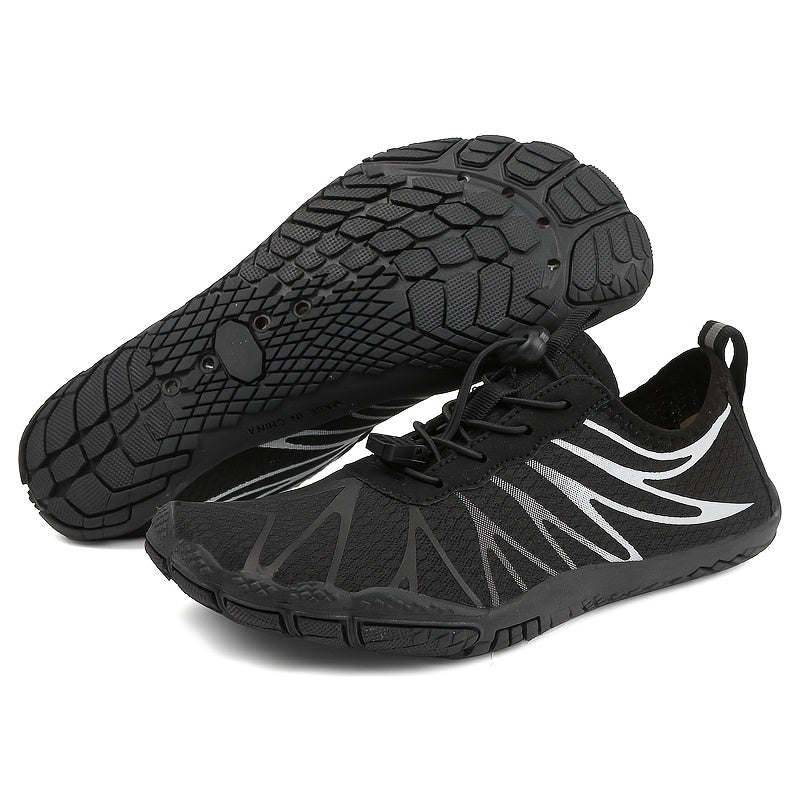 HDOXSE Women Quick-Drying Water Shoes | Aqua, Barefoot, Slip-On Soft Beach Shoes, Breathable Lightweight, Comfortable, Suitable for Pool, Beach, Surfing, Walking, Yoga, Swimming, All-Season, Fabric Upper and Insole, Rubber Sole