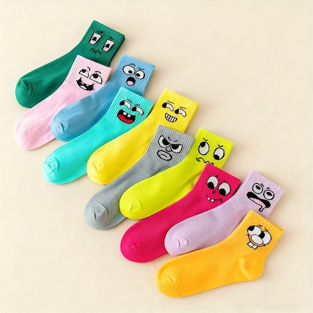 Women's Cute Print Socks - 10-Pair Pack