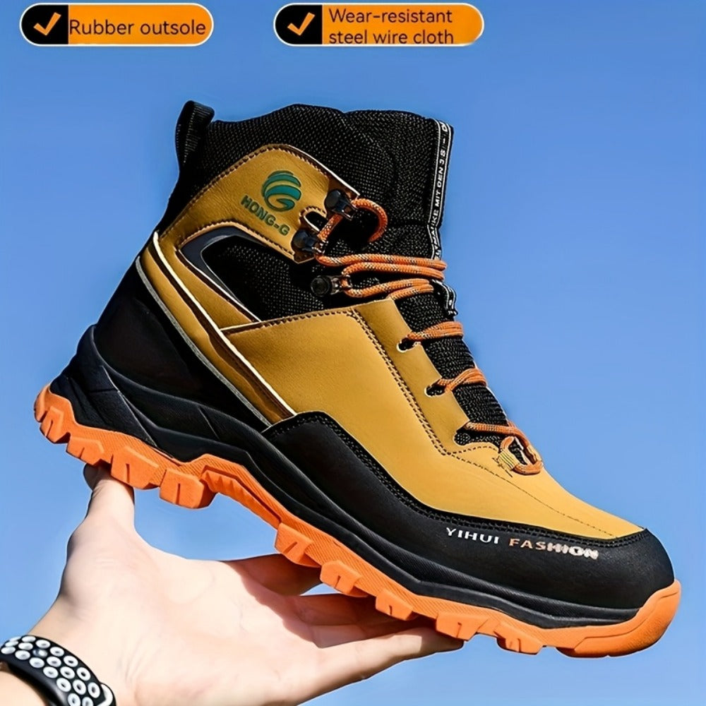 Men's Work & Safety Boots - Puncture Resistant & Non-Slip Sole