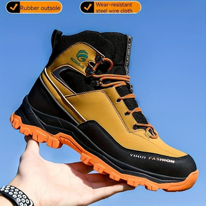 Men's Work & Safety Boots - Puncture Resistant & Non-Slip Sole