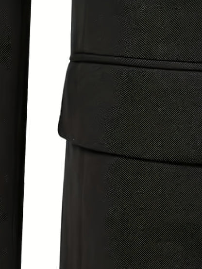 1pc Single Men'S Suit Jacket - Business Professional Formal Suit/ Spring/Autumn Slim-Fit Men'S Suit/ Office/ Party/ Wedding/ Banquet Business Jacket Coat