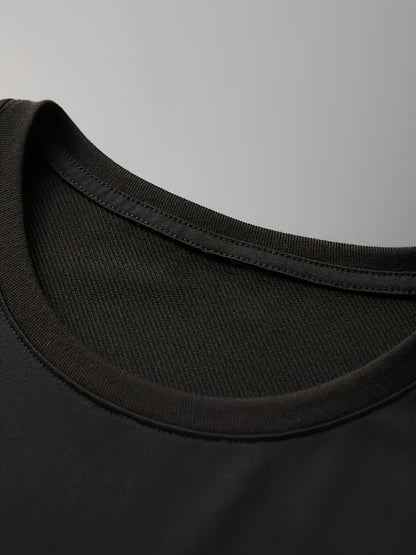 Black Printed Oversized T-Shirt - product view 9