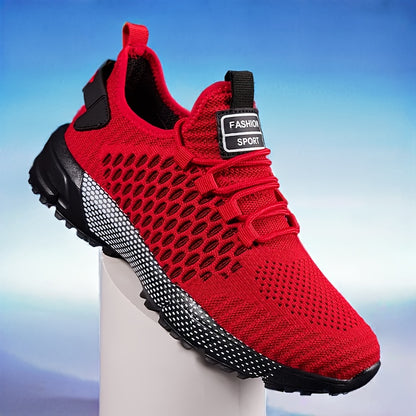 [Breathable Durable Sneakers] Sturdy, Breathable, And Durable Sneakers For Outdoor Jogging - Men's Comfortable Training Shoes