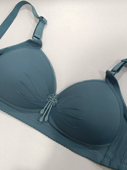 Women's Mixed colors Pleated Bra - product view 7