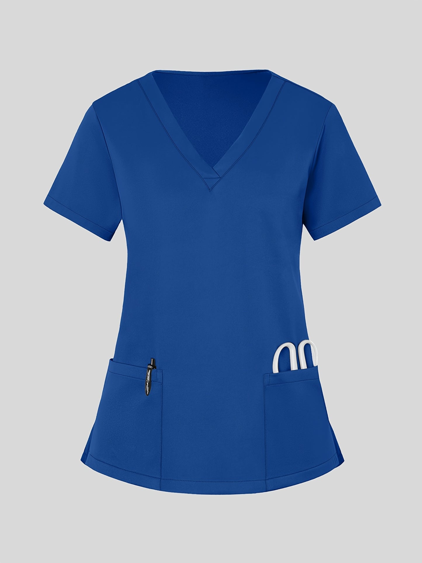 Women'S V-Neck Frosted Breathable Uniform Hand Washing Workwear Brush Hand Clothes Top