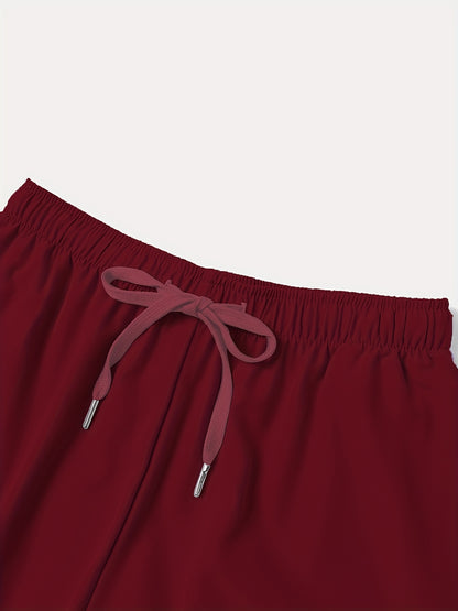 Women'S Frosted Pocket Brush Pants with Elastic Ribbed Toe Binding Work Pants