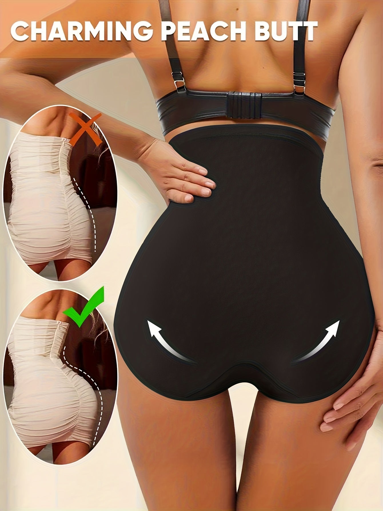 QUASTI 4pcs Seamless High Elasticity Underwear for Women- Lightweight& Durable High Waist Panties Soft& Comfortable