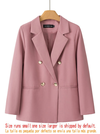 2026 Spring/Autumn Women'S Double-Breasted Blazer