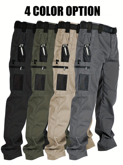 2Pack Men'S Utility Cargo Pants, Lightweight Tactical Workwear, Stretch Ripstop