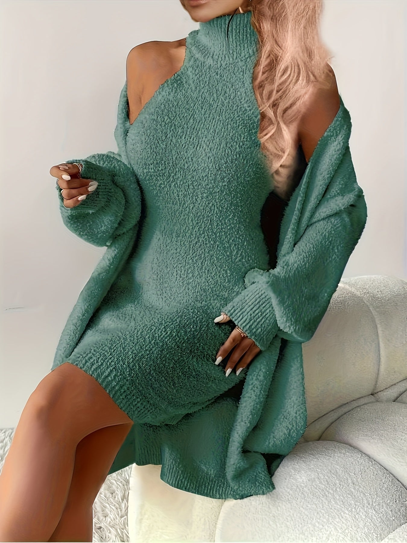 Two-Piece Set of Women'S Halter Dress Loungewear