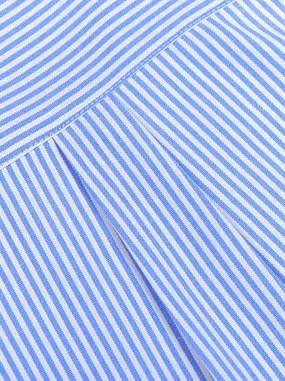 Men'S Long Sleeve Shirt with Classic Stripes, Ideal for Business Formal Events, Perfect Gift for Him